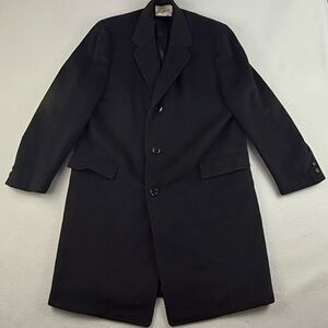 B. Altman Cashmere Coat Men's Size 42 Murray Hill Collection Button Front Vintag